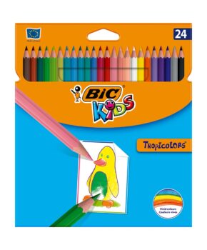 BIC Kids-Tropicolors 3-Colouring Pencils-Ink-Assorted Colours-24