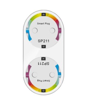 Priza-smart-dubla-Gosund-SP211-Control-prin-aplicatie-Programare-si-timer-Putere-max.-3680-W-Curent-16-A